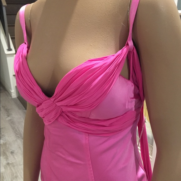 DINA BAR-EL Bright pink gown wedding prom - Picture 6 of 6